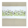 serviette cress marron