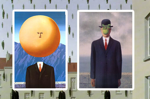 assiette tablo magritte