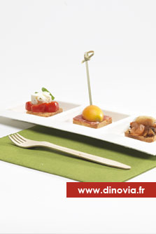 assiette biodégradable trois compartiments