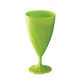 verre plastique vert anis