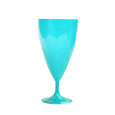 verre plastique bleu
