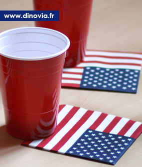 serviette U.S.