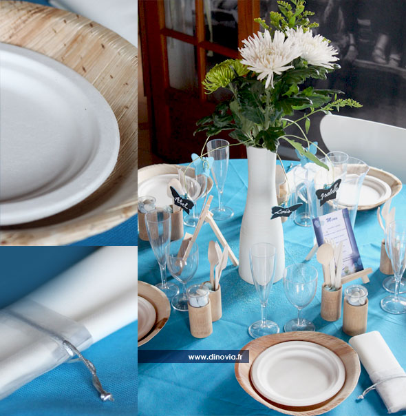 Table de mariage en vaisselle jetable argentée – Blog de la table