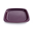 assiette réutilisable violette